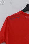 BASERANGE Classic Bamboo Fiber Bamboo Cotton Slim Fit T-shirt Series Collection Round Neck Bottoming Shirt France BAS-TOCT-BLE-AU24-HONG Red (Blue) TOCT-BL-000